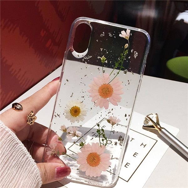 Dried Flower Phone Cases For iPhone Soft Silicone Cover - Geckocustom.com