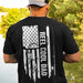 GeckoCustom Reel Cool Dad America Flag Back Fishing Shirt N304 888272
