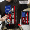 GeckoCustom Reel Cool Dad Flag Back Fishing Shirt, HN590 (front)