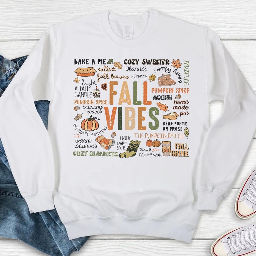 GeckoCustom Retro Fall Vibes Autumn Gift Thanksgiving Gift Bright Shirt HO82 893186