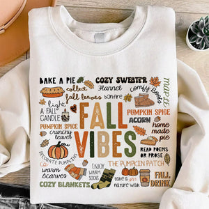 GeckoCustom Retro Fall Vibes Autumn Gift Thanksgiving Gift Bright Shirt HO82 893186