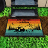 GeckoCustom Retro Sunset Welcome To Our Campsite Camping Patio Matm Personalized Gift NA29 888591