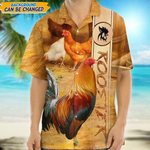 GeckoCustom Rooster 3D Hawaii Shirt N304 889417