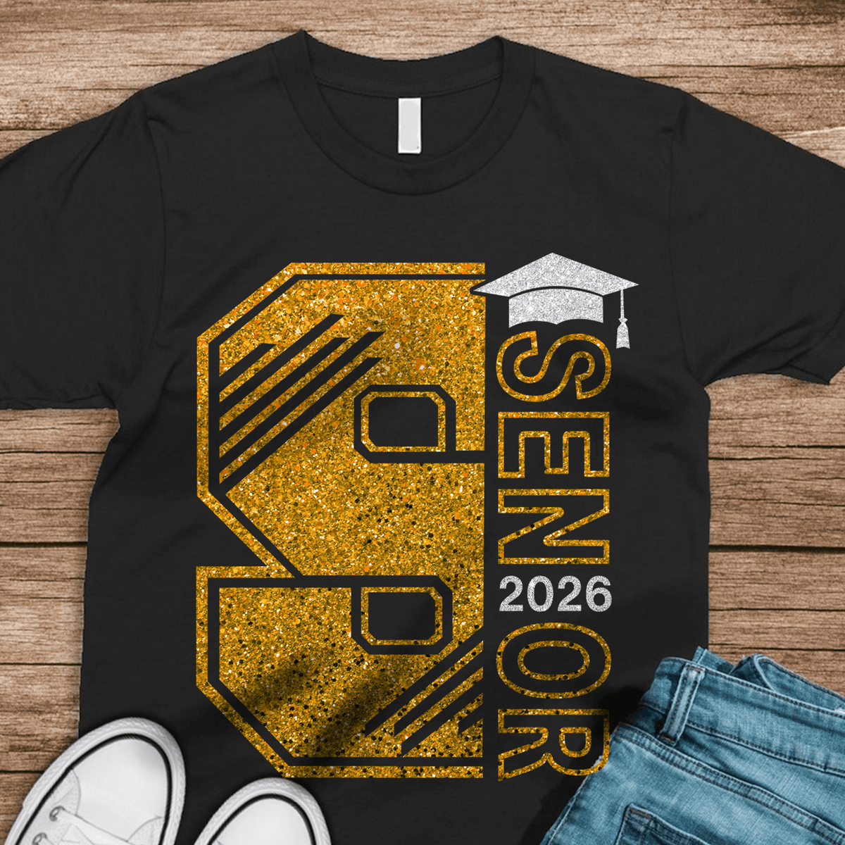 GeckoCustom S is for Senior Graduation Shirt HN590 HA75 891894
