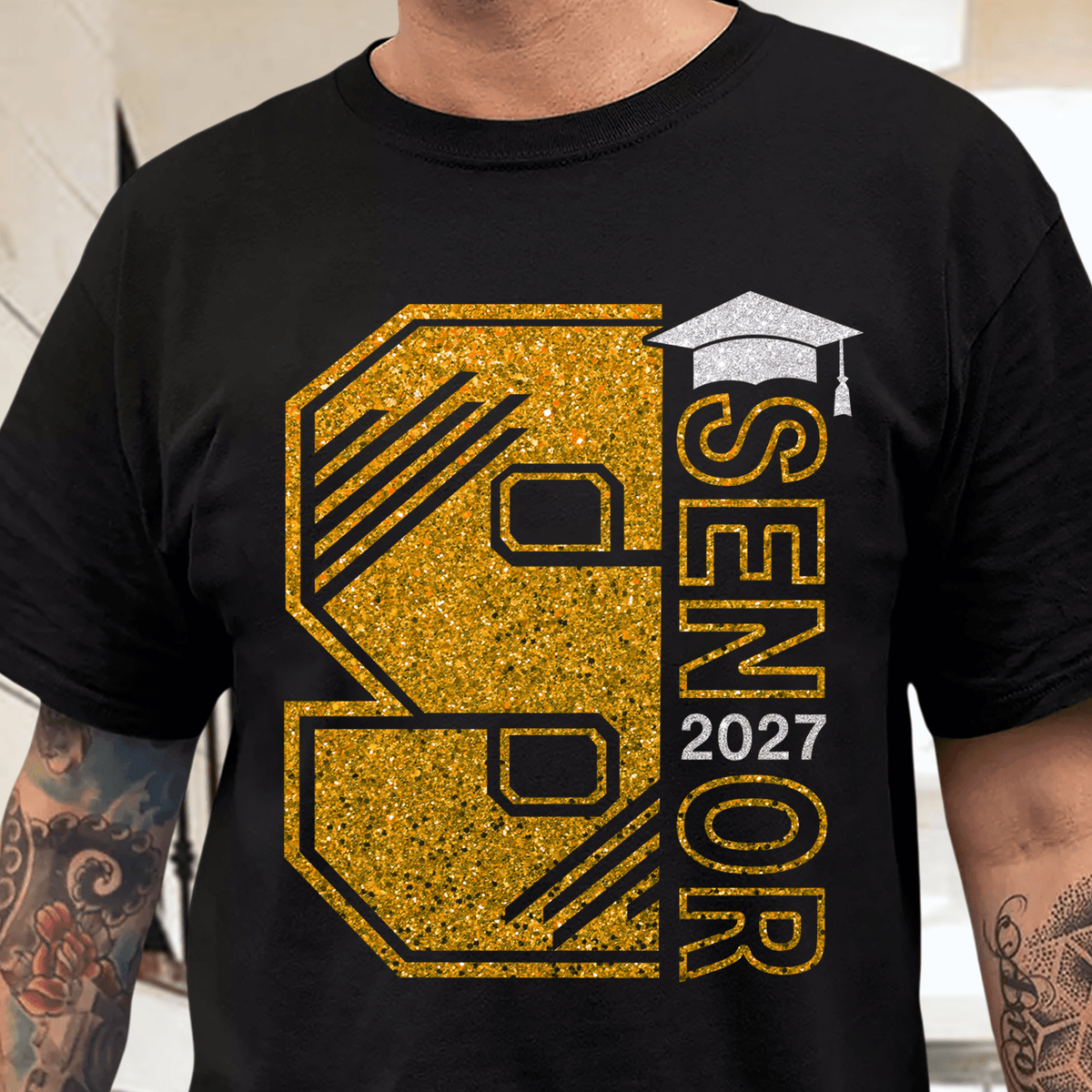 GeckoCustom S is for Senior Graduation Shirt HN590 HA75 891894