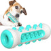 GeckoCustom Safe Puppy Dental Care Soft Pet Toothbrush Toys Chew Cleaning Teeth Upgrade Blue