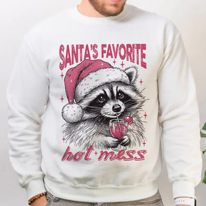 GeckoCustom Santa's Favorite Hot Mess Christmas Sweatshirt HO82 893214