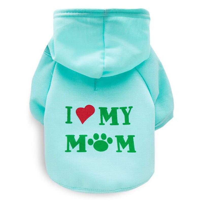 GeckoCustom Security Cat Clothes Pet Cat Coats Jacket Hoodies For Cats Outfit Warm Pet Clothing Rabbit Animals Pet Costume For Small Dogs MOM Mint / XS
