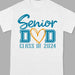 GeckoCustom Senior Dad Class Of 2024 Shirt N304 HN590 Unisex T-Shirt / Sport Grey / S