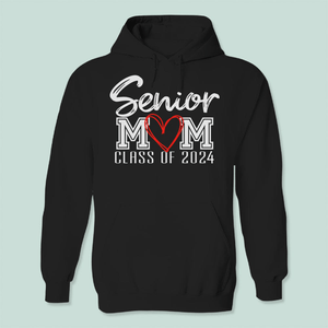 GeckoCustom Senior Mom Class Of 2024 Graduation Dark Shirt NHS87 HN590
