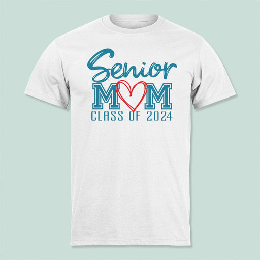 GeckoCustom Senior Mom Class Of 2024 Shirt N304 HN590 Unisex T-Shirt / Sport Grey / S