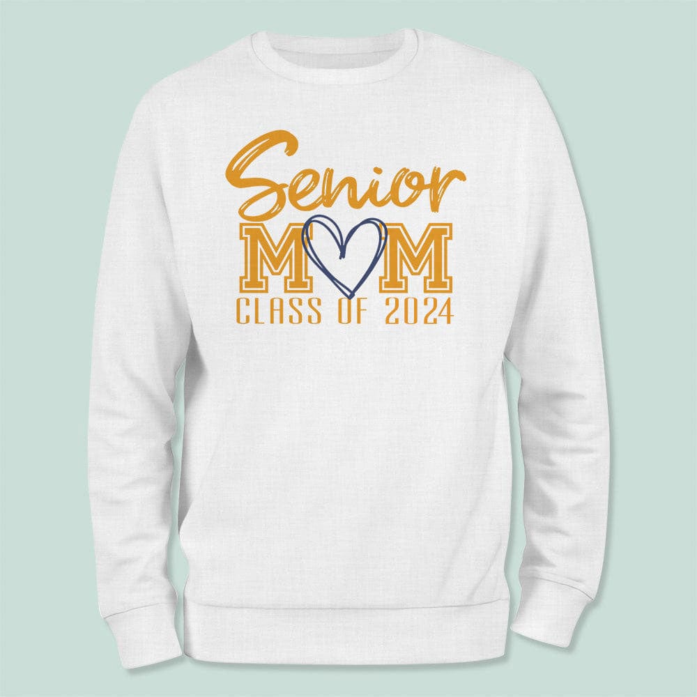 GeckoCustom Senior Mom Class Of 2024 Shirt N304 HN590 Unisex T-Shirt / Sport Grey / S