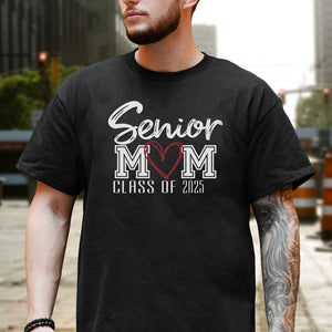 GeckoCustom Senior Mom Class Of 2025 Graduation Dark Shirt NHS87 890613