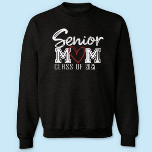 GeckoCustom Senior Mom Class Of 2025 Graduation Dark Shirt NHS87 890613