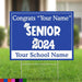 GeckoCustom Senior Yard Sign 18x24'' Ver2 - Made in USA (H-Stake Stand Included), Graduation Day HN590