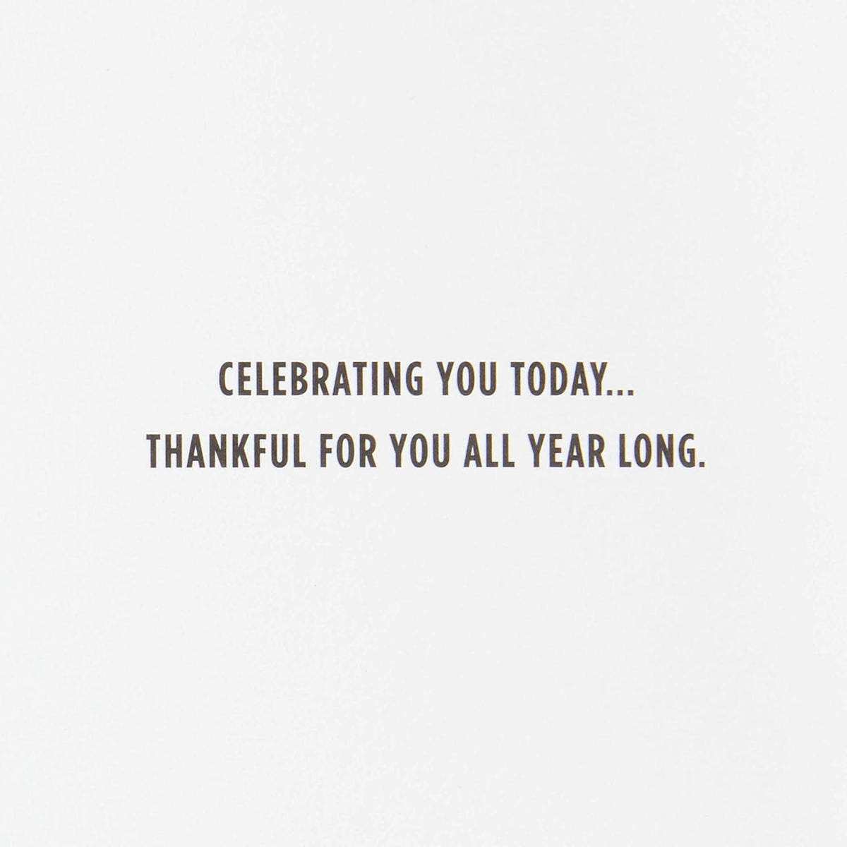 GeckoCustom Signature Father'S Day Card (Cork Lettering, Thankful for You) (799FFW9652)