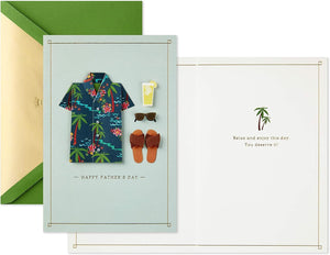 GeckoCustom Signature Fathers Day Card (Hawaiian Shirt) (799FFW2009)