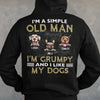GeckoCustom Simple Old Man Like Dogs Personalized Custom Dog Backside Shirt C443 Pullover Hoodie / Black Colour / S