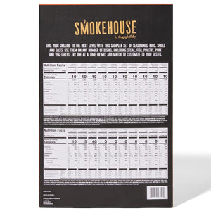 GeckoCustom Smokehouse by  Ultimate Grilling Spice Set, Grill Seasoning Gift Set Flavors Include Chili Garlic, Rosemary and Herb, Lime Chipotle, Cajun Seasoning and More, Pack of 20