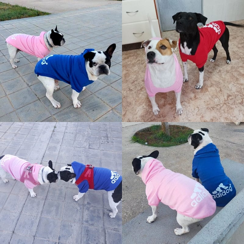 GeckoCustom Soft Fleece Pet Dog Clothes Dogs Hoodies Warm Sweatshirt Pet Costume Jacket For Chihuahua French Bulldog Labrador Dogs Clothes