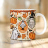 GeckoCustom Spooky Vibes With Pumpkin Halloween Personalized Gift Mug HO82 891336