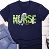 GeckoCustom St. Patrick's Day Nurse Lucky Irish Women Shirt HO82 893404 Basic Tee / Navy / S