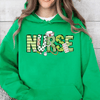 GeckoCustom St. Patrick's Day Nurse Lucky Irish Women Shirt HO82 893404 Pullover Hoodie / irish green / S
