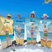 GeckoCustom Summer Girl Clipart Hawaiian Beach Towel N304 888502 30"x60"