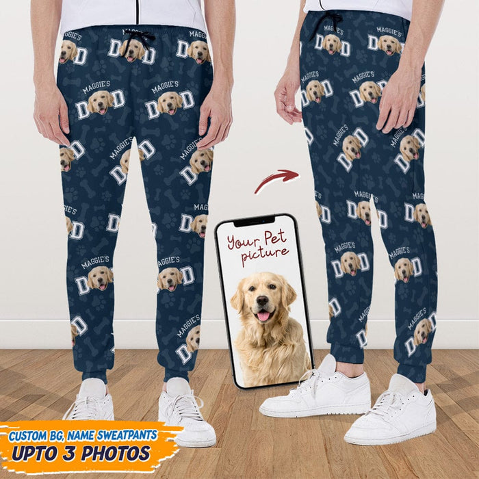 GeckoCustom Sweatpants Custom Photo Dog Dad Dog Mom DA199 888807