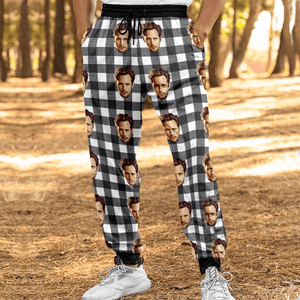 GeckoCustom Sweatpants Custom Photo Portrait Face For Men and Women's TA29 888995