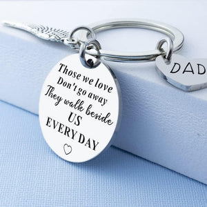 GeckoCustom Sympathy Gifts for the Loss of Dad Mom, Bereavement Memorial Gifts-They Walk beside Us Every Day