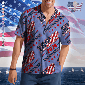 GeckoCustom Take America Back Hawaii Shirt Personalized Gift HO82 890646