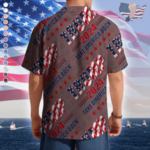 GeckoCustom Take America Back Hawaii Shirt Personalized Gift HO82 890646