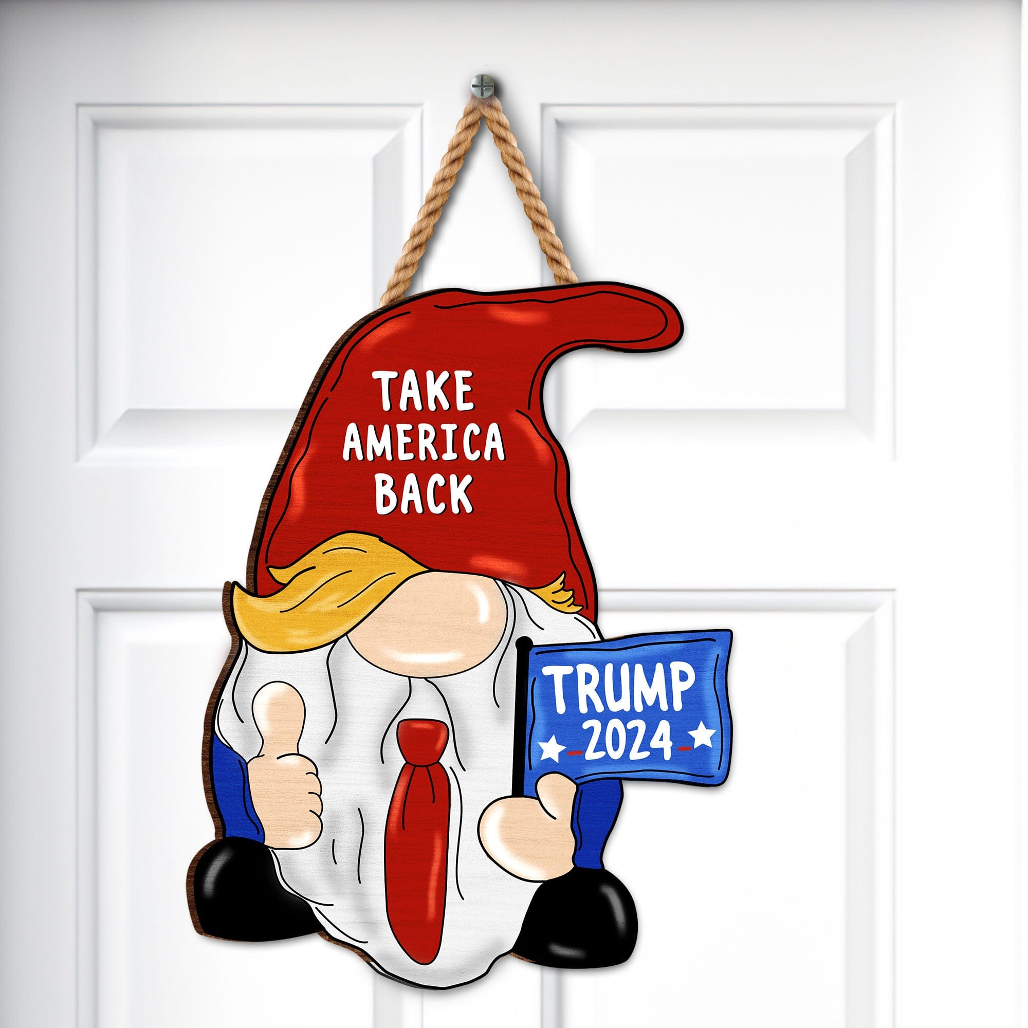 GeckoCustom Take America Back US Elections Home Door Sign Personalized Gift HO82 891026