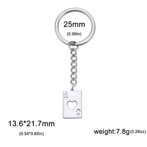 GeckoCustom Teamer Funny Fuxk You Middle Finger Stickman Keychain 2023 Cute Trend School Bag Car Key Pendant Couple New Trinket Gift Keyring Poker-S