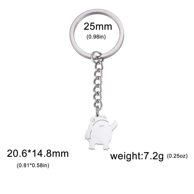 Cute Trend Finger Stickman Keychain - Geckocustom.com