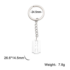GeckoCustom Teamer Funny Fuxk You Middle Finger Stickman Keychain 2023 Cute Trend School Bag Car Key Pendant Couple New Trinket Gift Keyring Blade