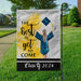 GeckoCustom The Best Is Yet To Come Garden Flag Class of 2024- Girl Version, Senior Gift, Graduation Day HN590