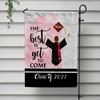 GeckoCustom The Best Is Yet To Come Garden Flag Class of - Girl Version, Senior Gift, Graduation Day HN590 HA75 891882