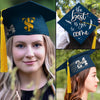GeckoCustom The Best Is Yet To Come Graduation Cap TA29 986 Polyester