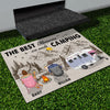 GeckoCustom The Best Memories Is Made Camping Doormat K228 889635