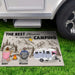 GeckoCustom The Best Memories Is Made Camping Doormat K228 889635