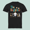 GeckoCustom The Dog Father Retro Dog Shirt T286 HN590 Basic Tee / Black / S