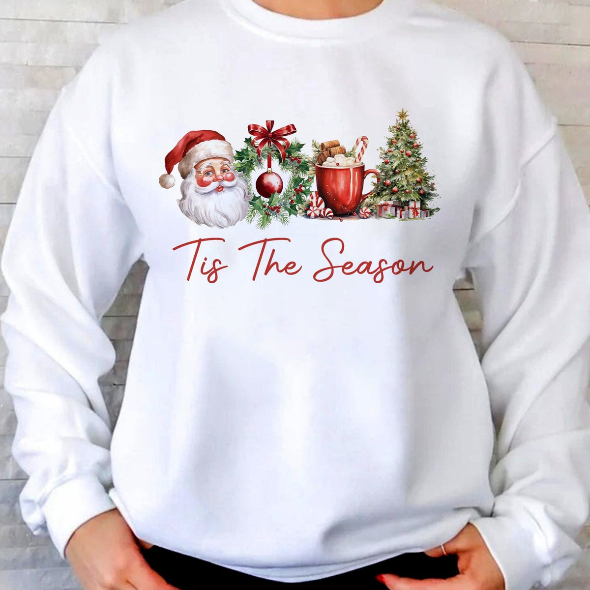 GeckoCustom Tis The Season Christmas Sweatshirt HO82 893210