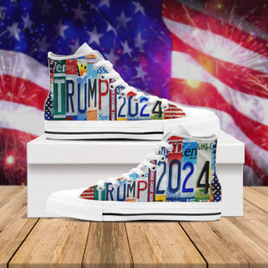 GeckoCustom Trump 2024 For 4th Of July High Top Shoes HO82 890972