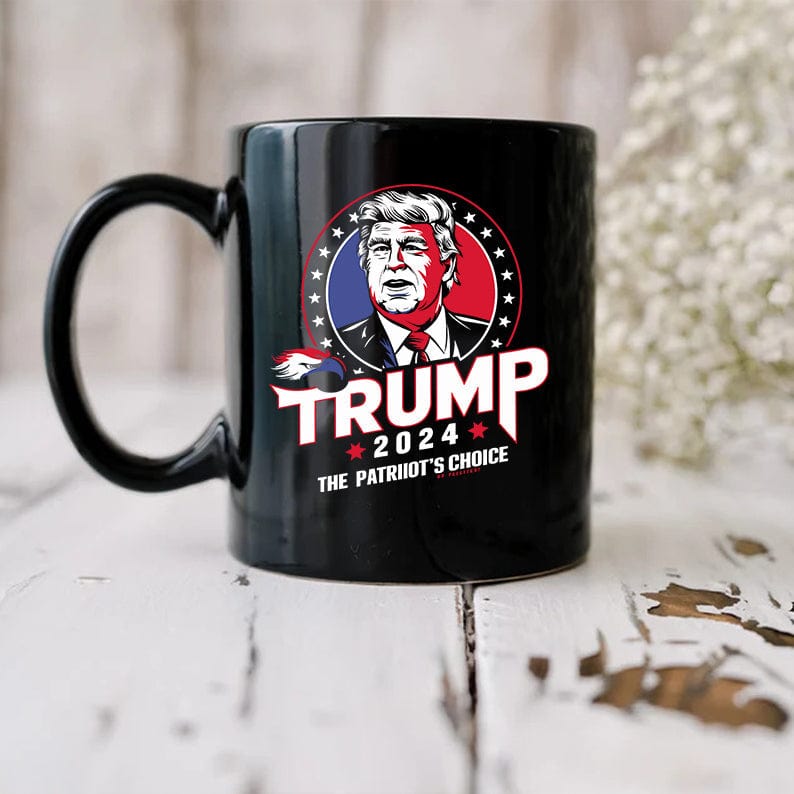 GeckoCustom Trump 2024 The Patriiot's Choice Black Mug HO82 890898