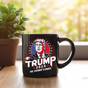 GeckoCustom Trump 2024 The Patriiot's Choice Black Mug HO82 890898