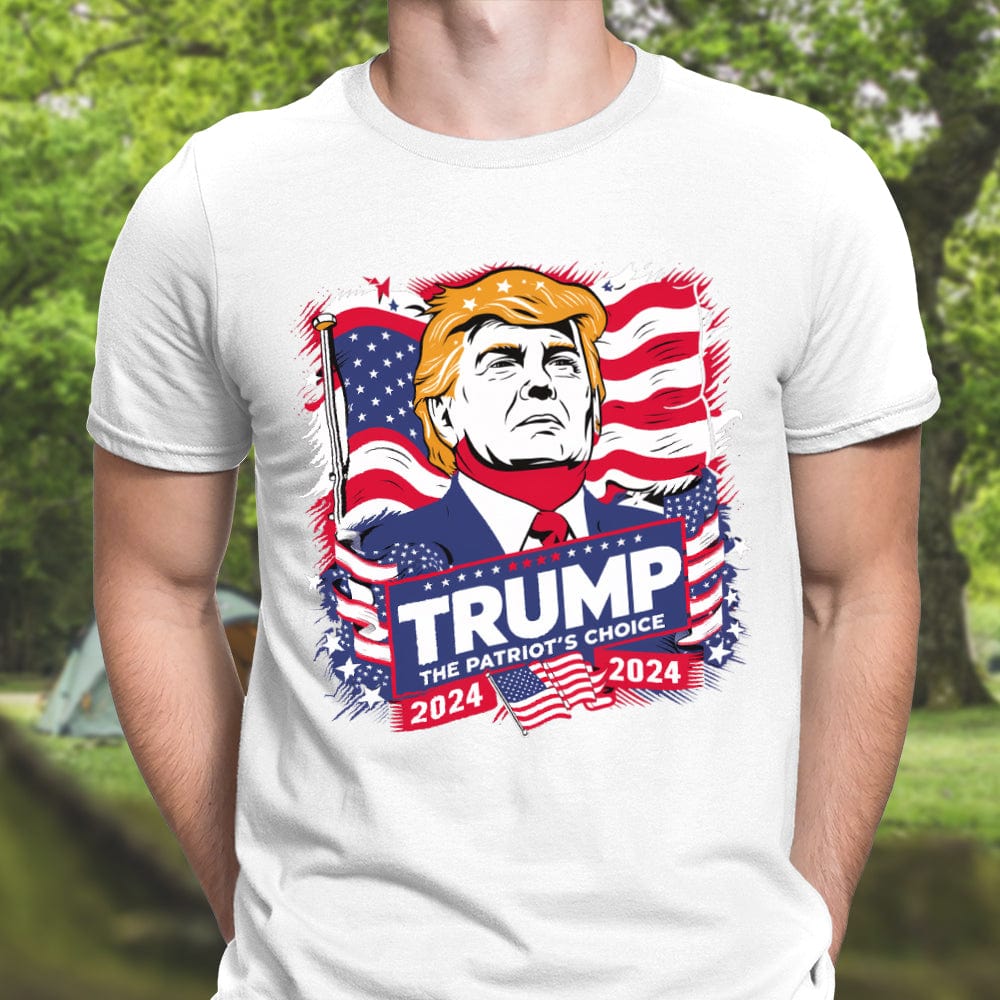 GeckoCustom Trump 2024 - The Patriot's Choice Bright Shirt HA75 890884