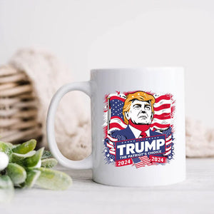 GeckoCustom Trump 2024 - The Patriot's Choice Personalized Gift Mug HA75 890892