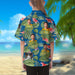 GeckoCustom Upload Cat Photo Girl's Hawaiian Shirt, N304 888402